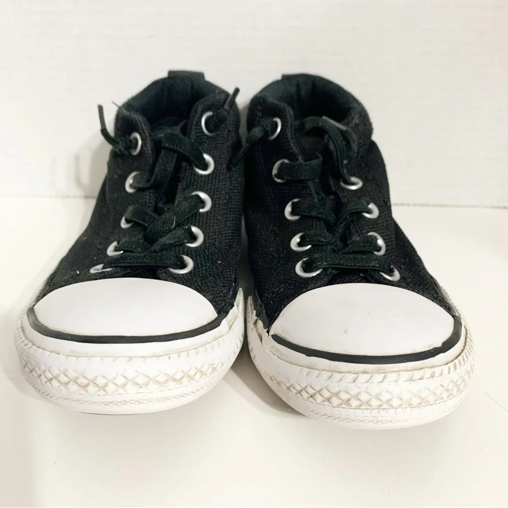 Chuck Taylor All Star Street Mid Lace Up Converse Sneakers Style 658648F Black⬛️